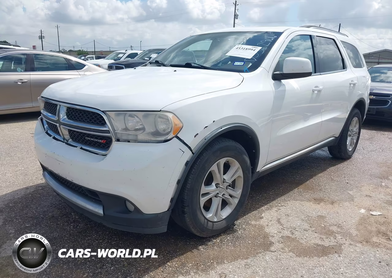 2013 Dodge Durango Sxt VIN:1C4RDJAG1DC582966 - 2