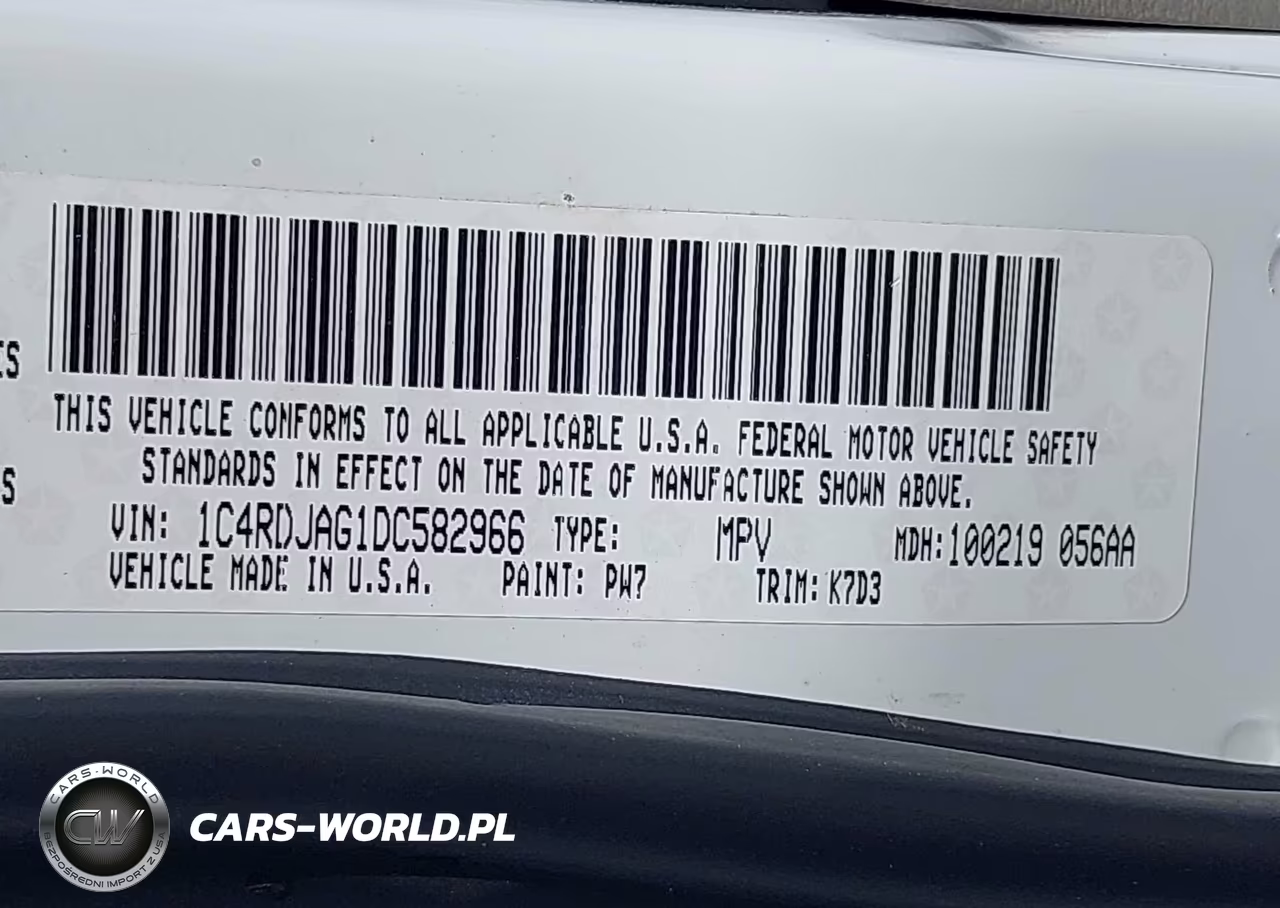 2013 Dodge Durango Sxt VIN:1C4RDJAG1DC582966 - 9