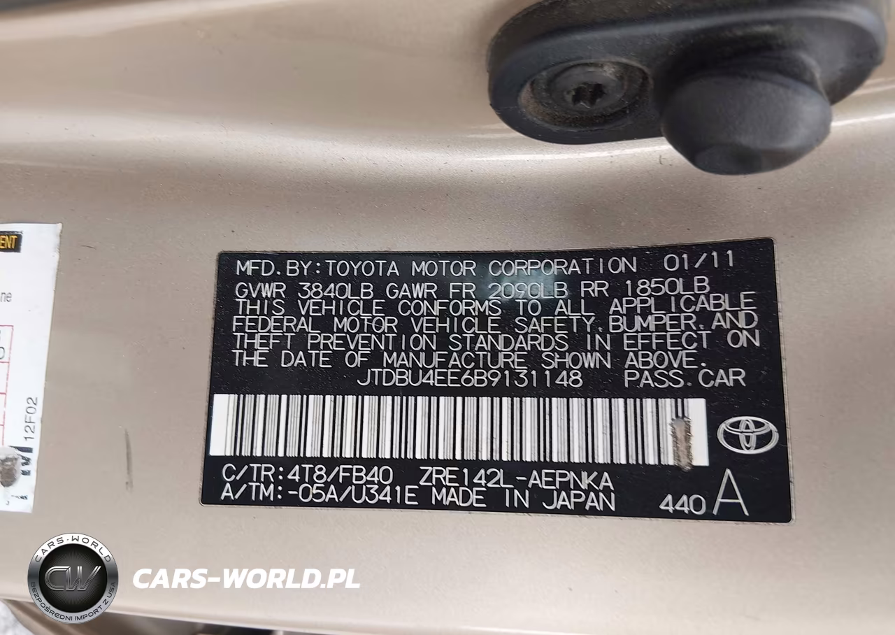 2011 Toyota Corolla Le VIN:JTDBU4EE6B9131148 - 9