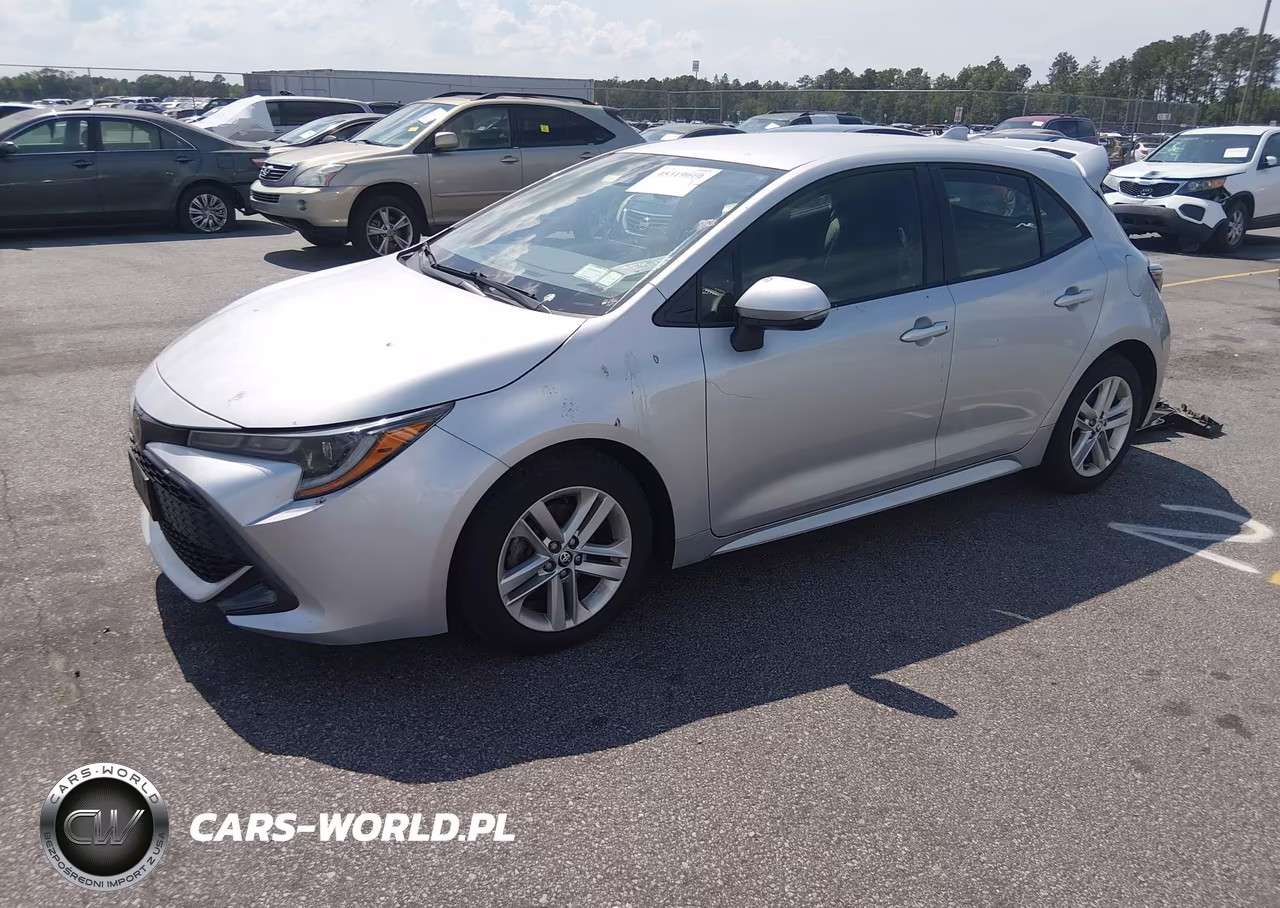 2019 Toyota Corolla Se VIN:JTNK4RBE1K3003660 - 2