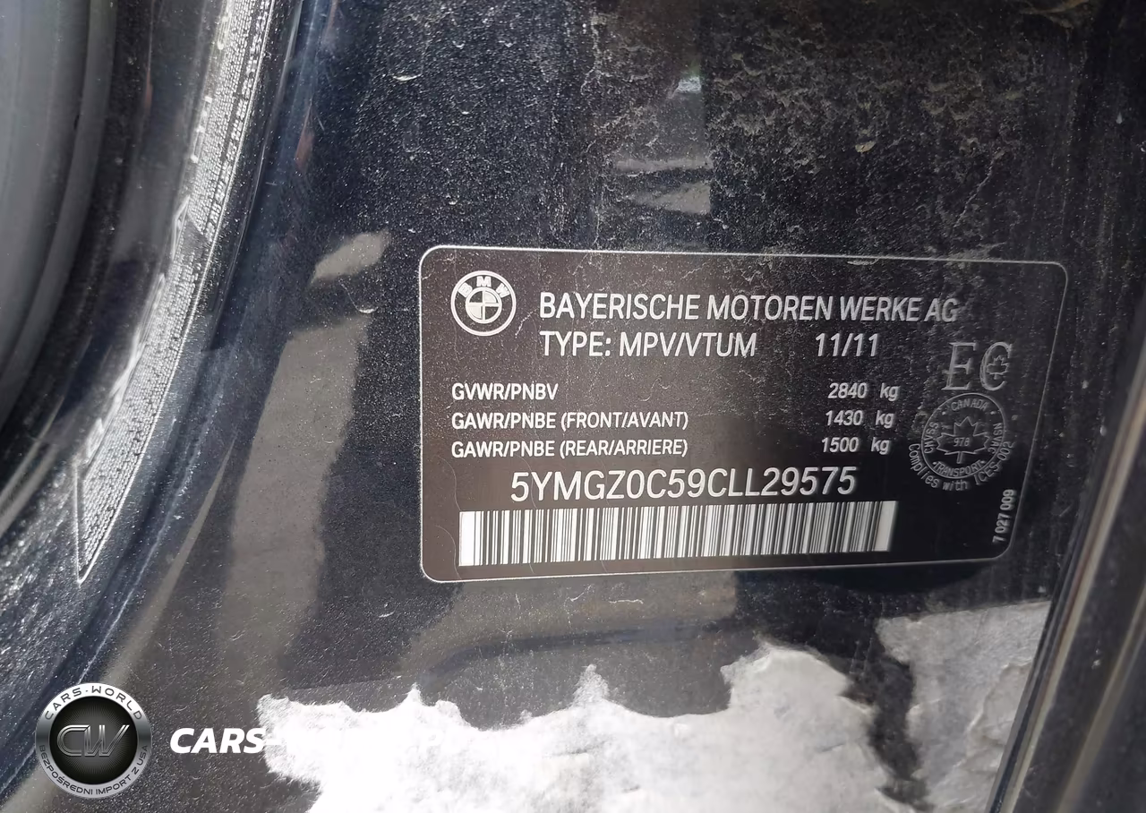 2012 BMW X6 M VIN:5YMGZ0C59CLL29575 - 9