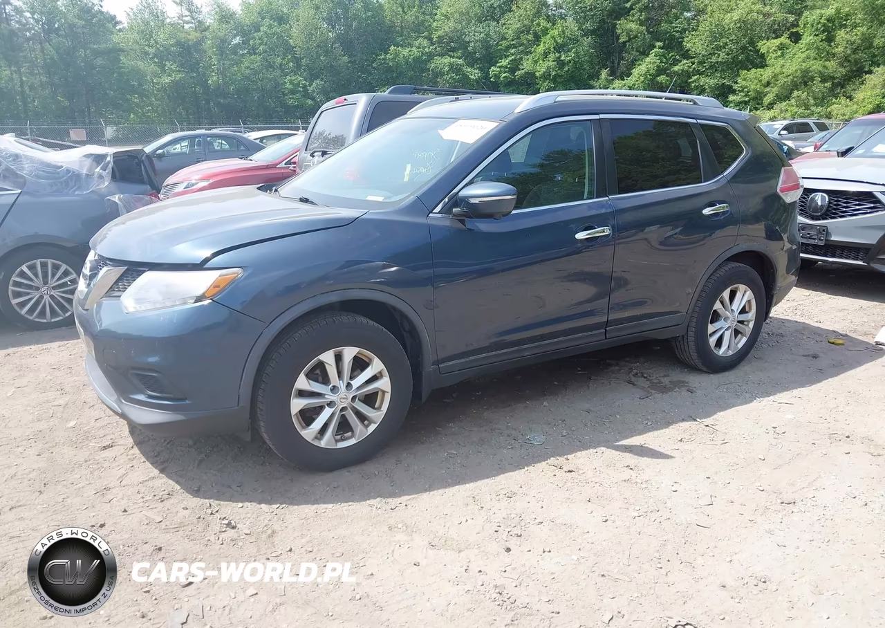 2016 Nissan Rogue Sv VIN:KNMAT2MV6GP662163 - 2