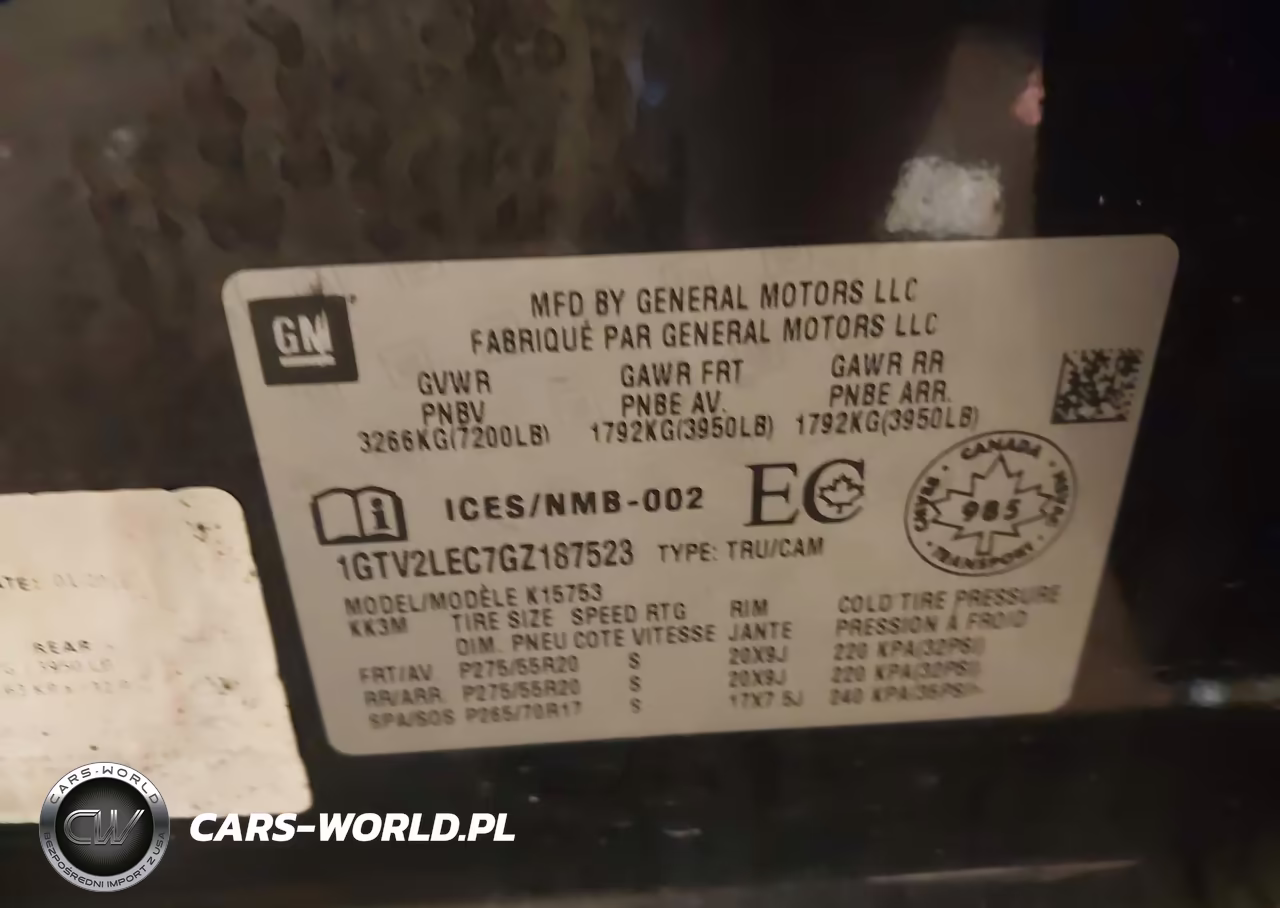 2016 GMC Sierra 1500 VIN:1GTV2LEC7GZ187523 - 9