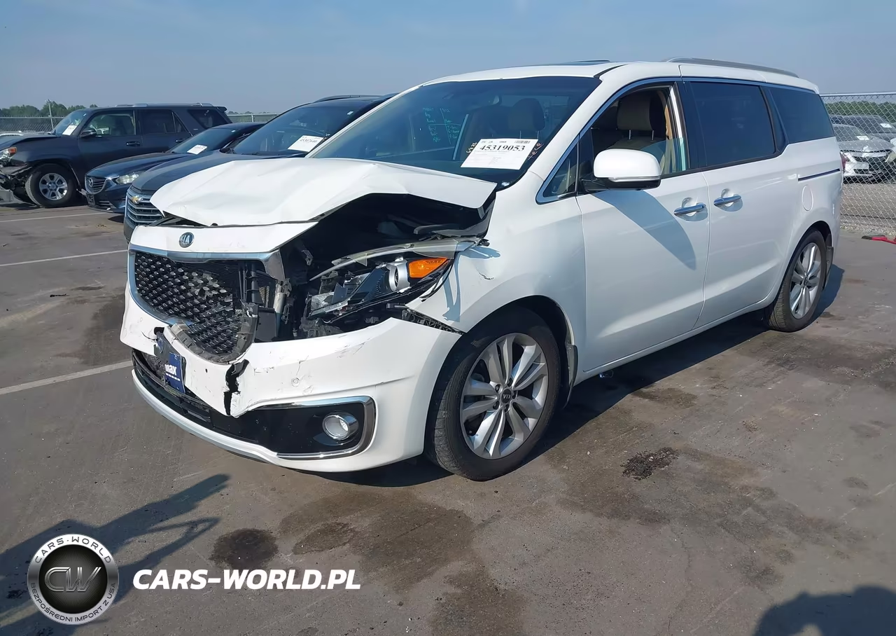 2015 Kia Sedona Sx Luxury VIN:KNDME5C16F6029187 - 2