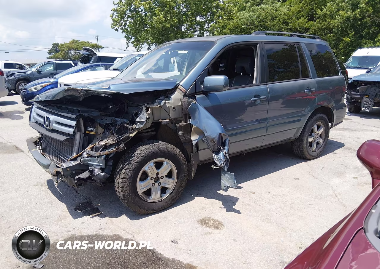 2006 Honda Pilot Ex-L VIN:2HKYF18586H520224 - 2