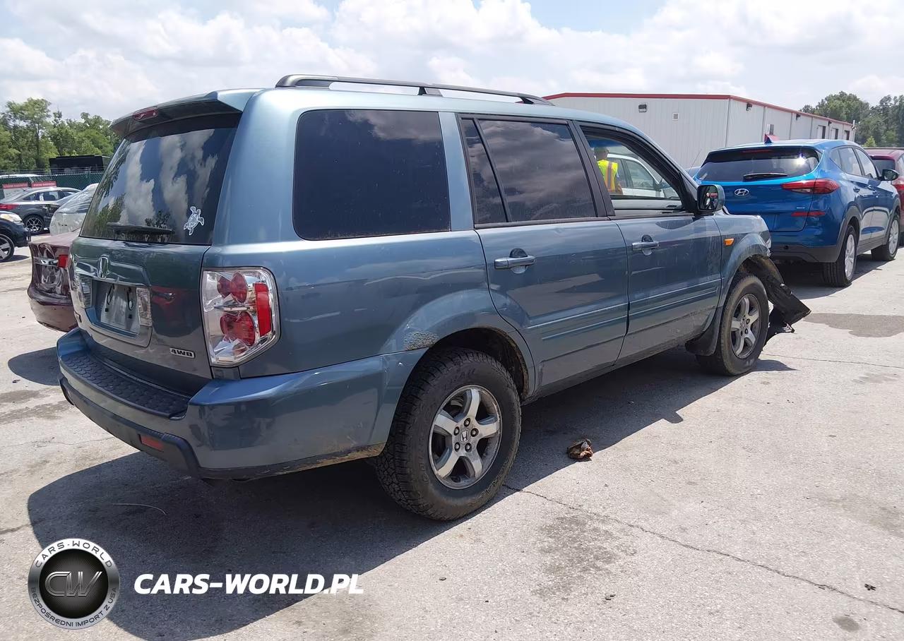 2006 Honda Pilot Ex-L VIN:2HKYF18586H520224 - 4