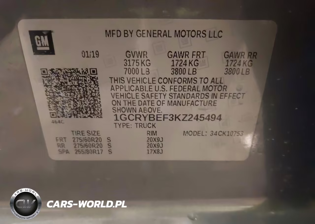 2019 Chevrolet Silverado 1500 Custom VIN:1GCRYBEF3KZ245494 - 9