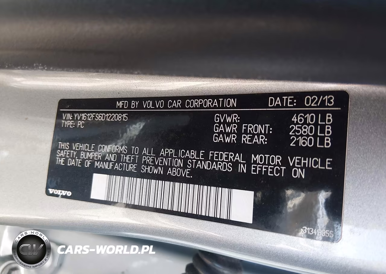 2013 Volvo S60 T5 VIN:YV1612FS6D1220815 - 9