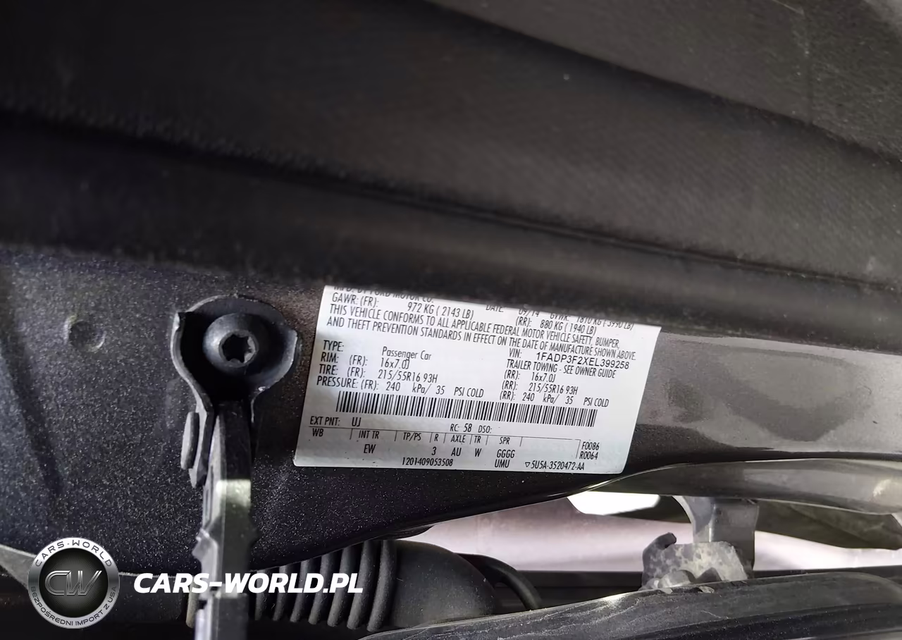 2014 Ford Focus Se VIN:1FADP3F2XEL399258 - 9