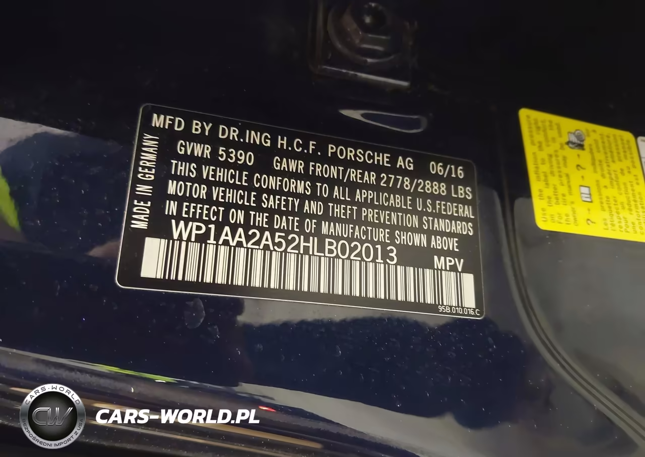 2017 Porsche Macan VIN:WP1AA2A52HLB02013 - 9
