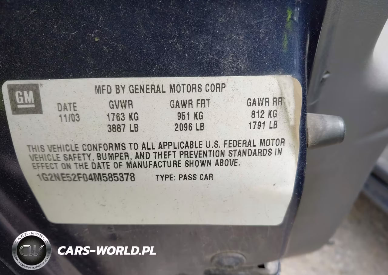 2004 Pontiac Grand Am Se VIN:1G2NE52F04M585378 - 9