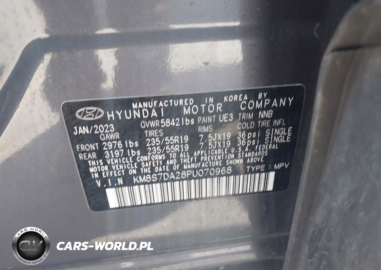 2023 Hyundai Santa Fe Plug-In Hybrid Limited VIN:KM8S7DA28PU070968 - 9