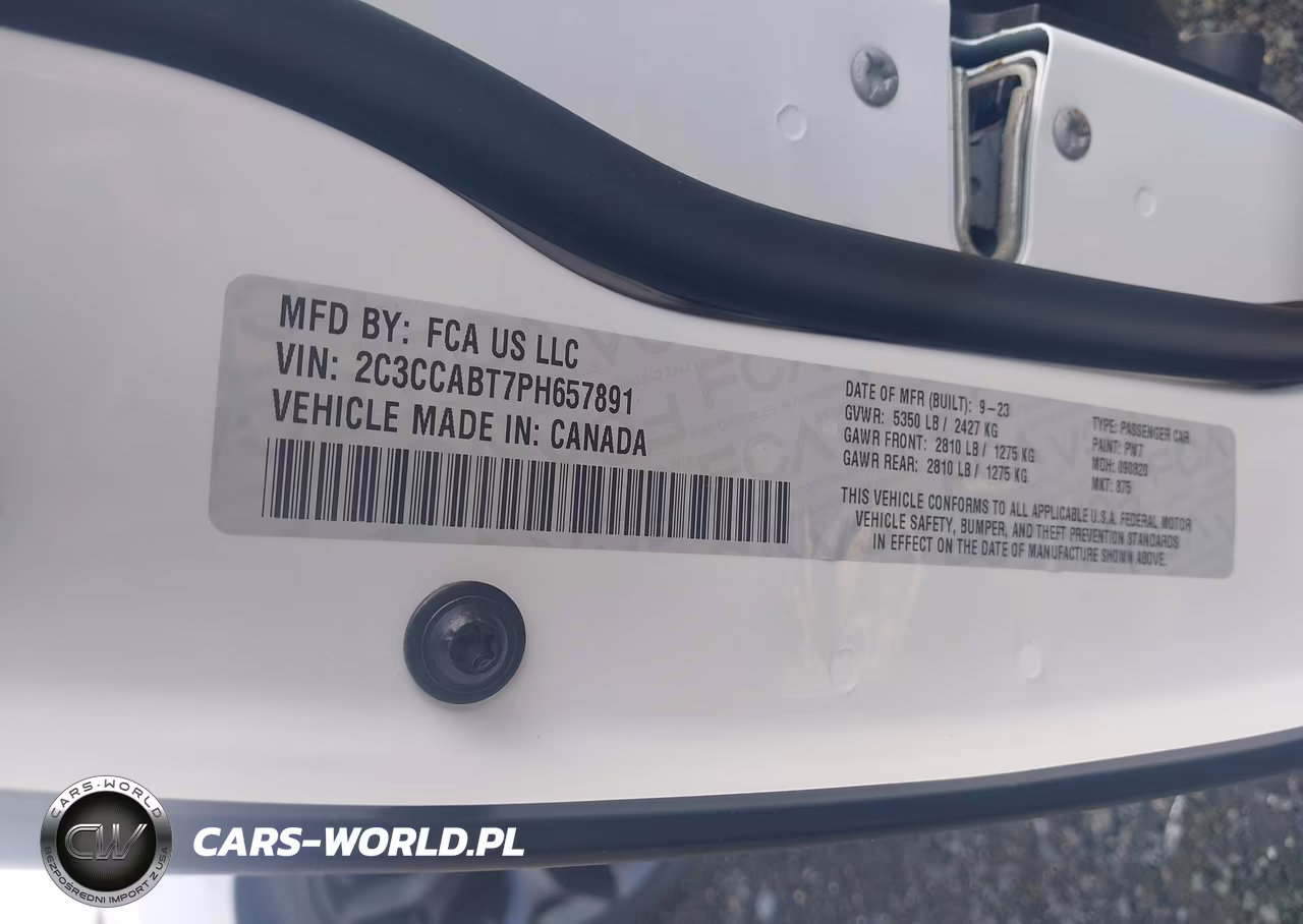 2023 Chrysler 300 300S VIN:2C3CCABT7PH657891 - 9