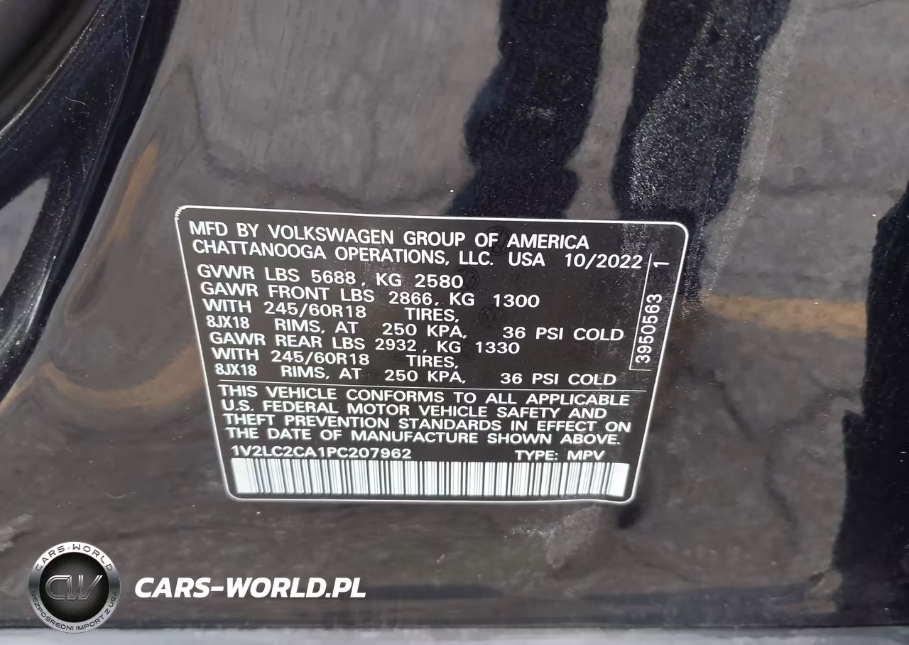 2023 Volkswagen Atlas Cross Sport 2.0T Se VIN:1V2LC2CA1PC207962 - 9