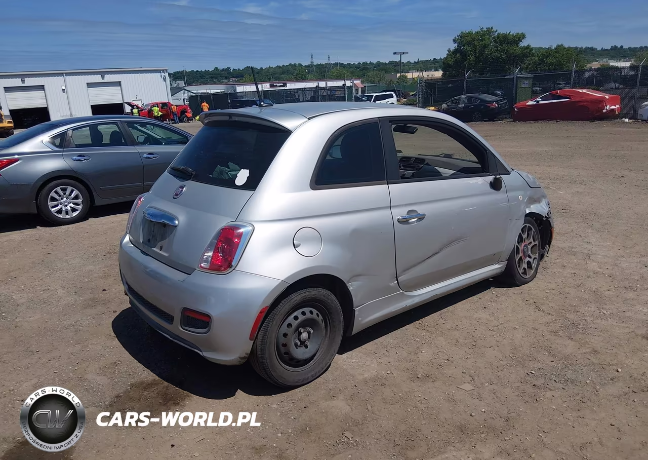 2012 Fiat 500 Sport VIN:3C3CFFBR7CT110212 - 4