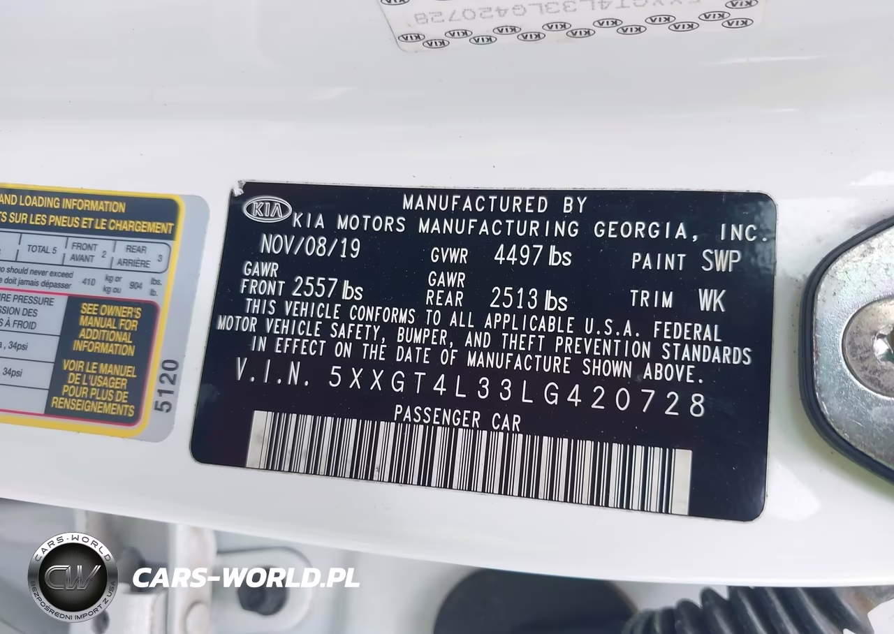 2020 Kia Optima Lx VIN:5XXGT4L33LG420728 - 9