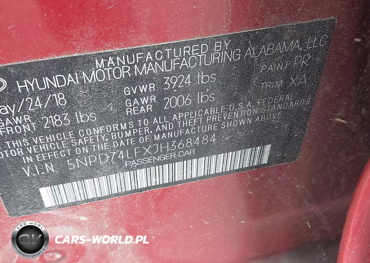 2018 Hyundai Elantra Se VIN:5NPD74LFXJH368484 - 9