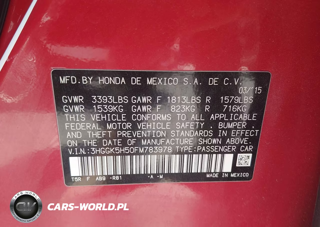 2015 Honda Fit Lx VIN:3HGGK5H50FM783978 - 9