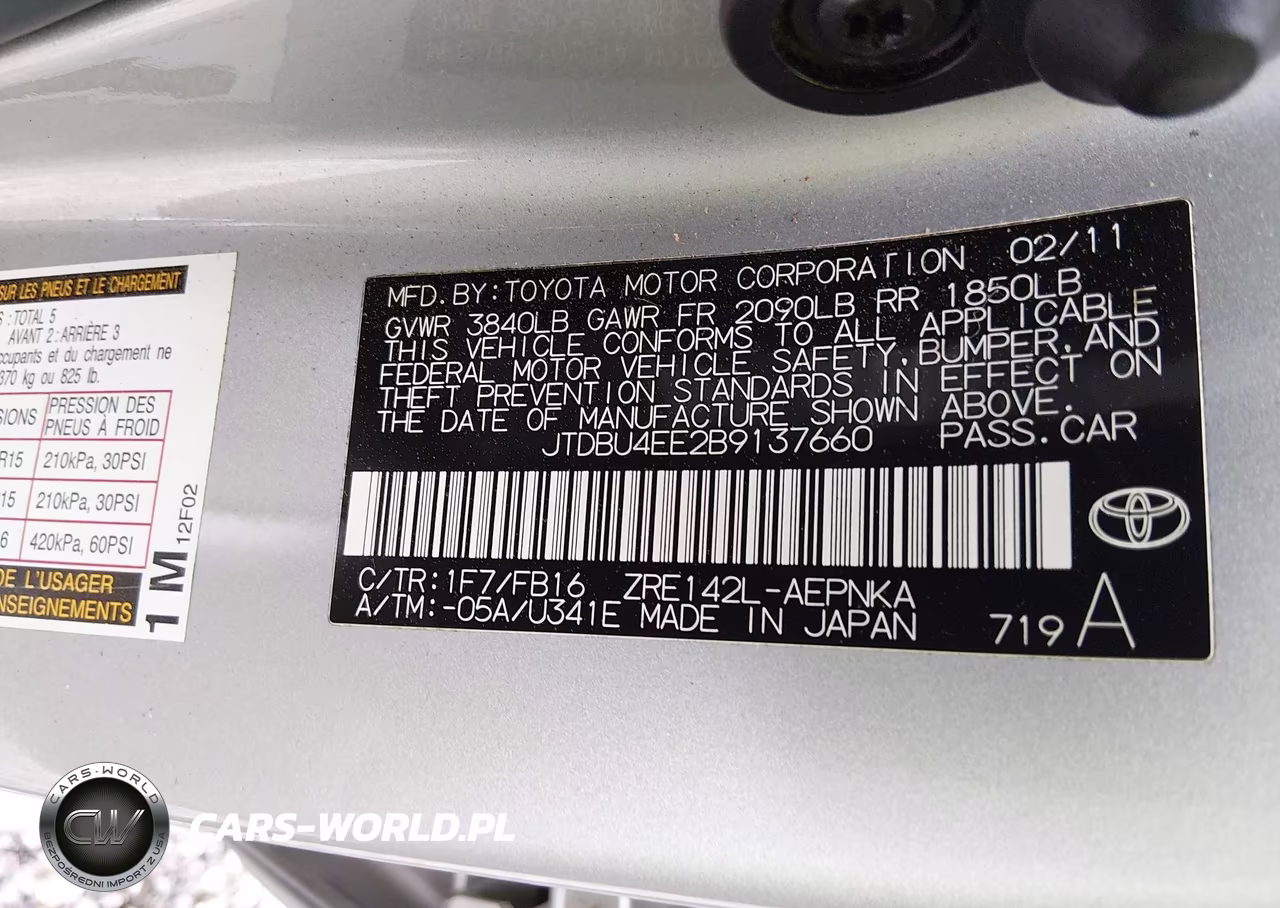2011 Toyota Corolla Le VIN:JTDBU4EE2B9137660 - 9