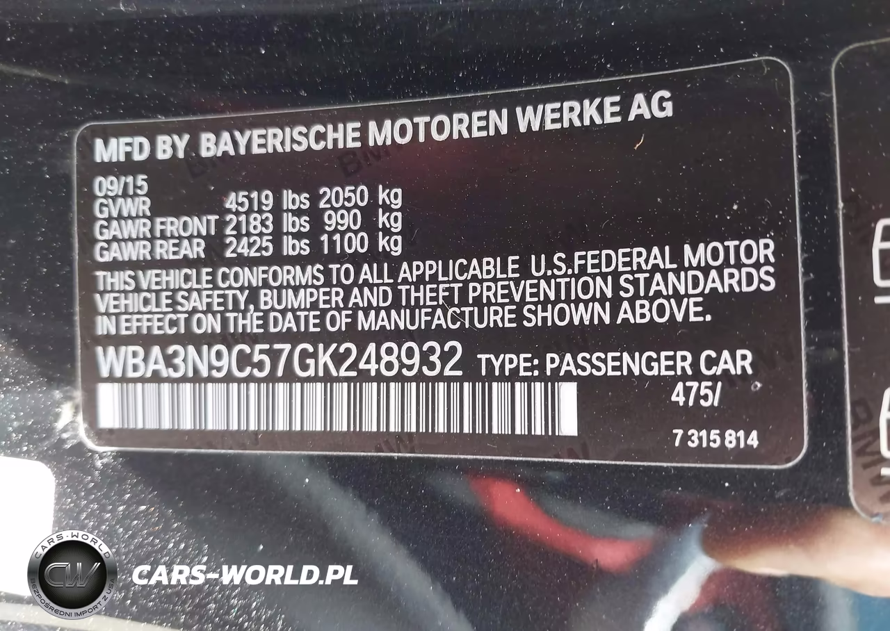 2016 BMW 428I xDrive VIN:WBA3N9C57GK248932 - 9
