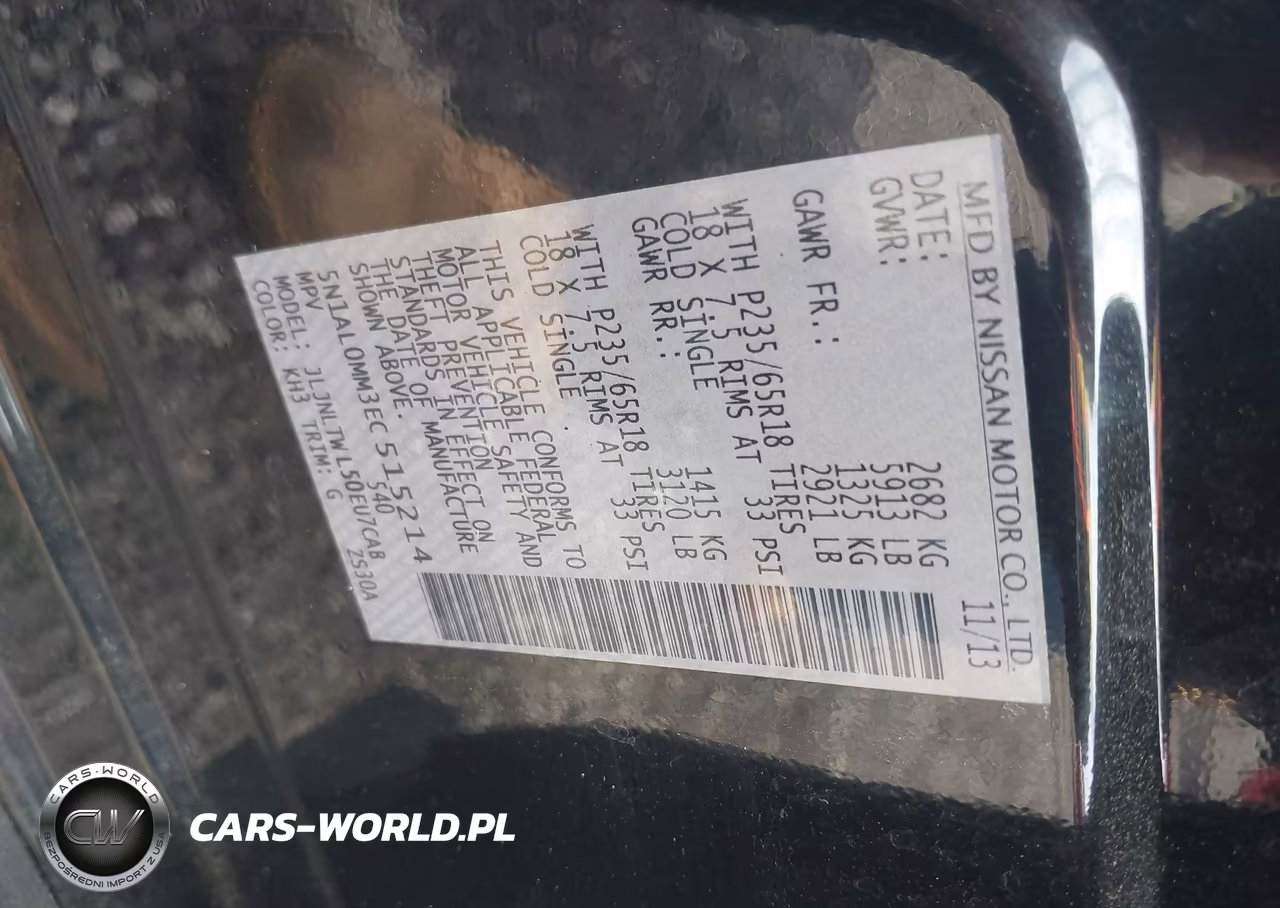 2014 Infiniti Qx60 VIN:5N1AL0MM3EC515214 - 9
