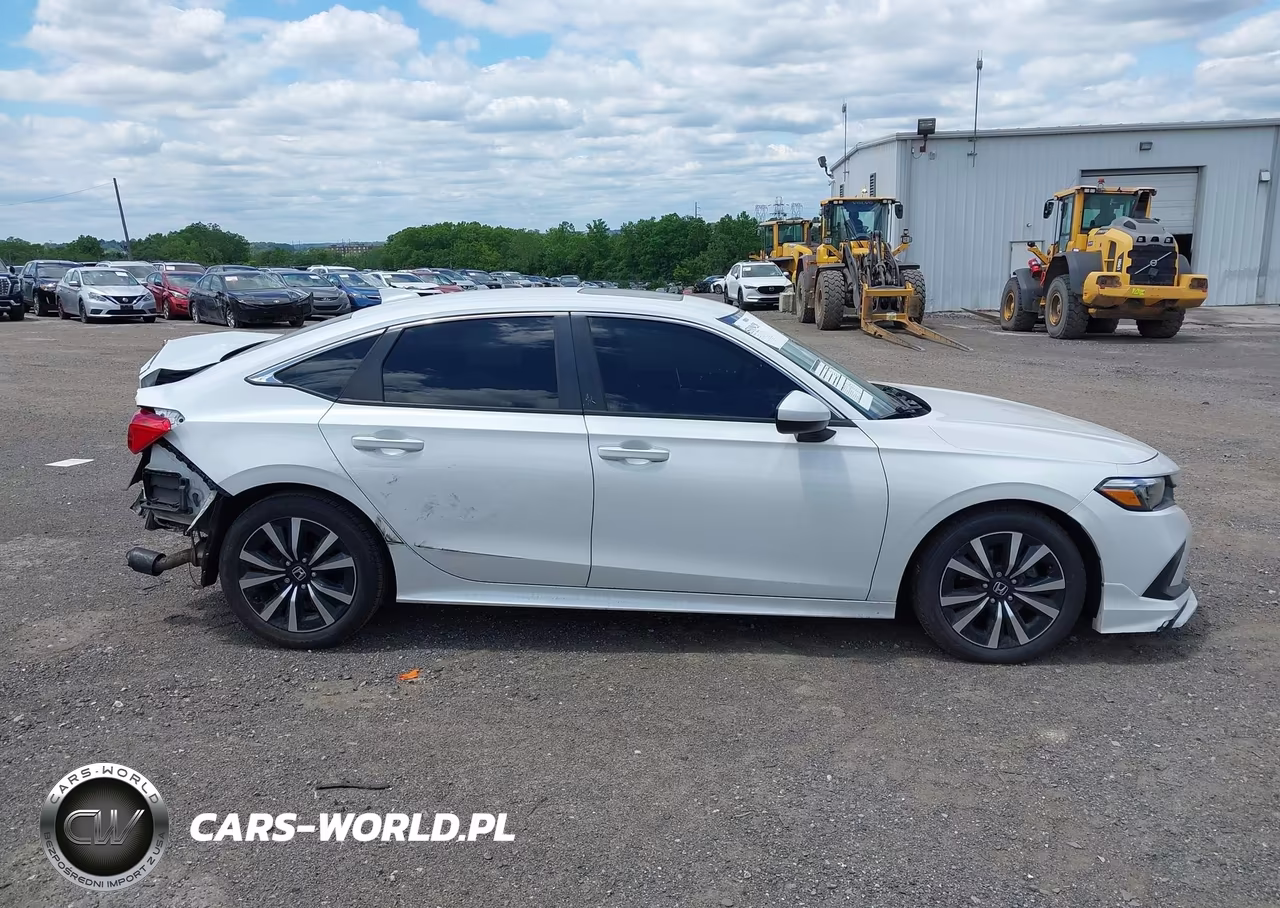2022 Honda Civic Ex VIN:JHMFE1F79NX001313 - 14
