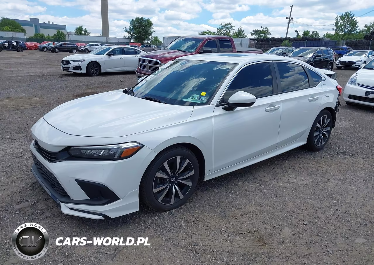 2022 Honda Civic Ex VIN:JHMFE1F79NX001313 - 2