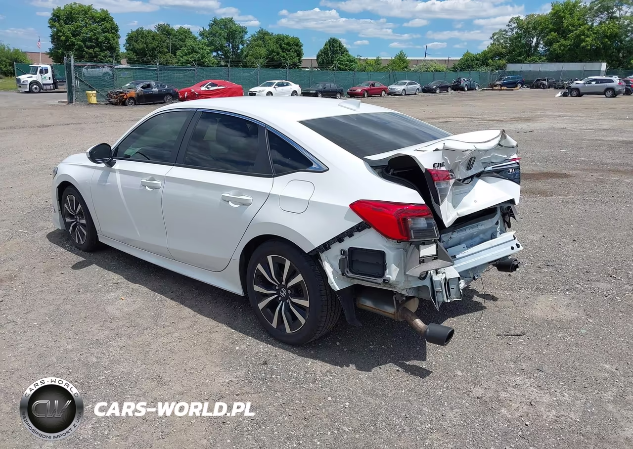 2022 Honda Civic Ex VIN:JHMFE1F79NX001313 - 3