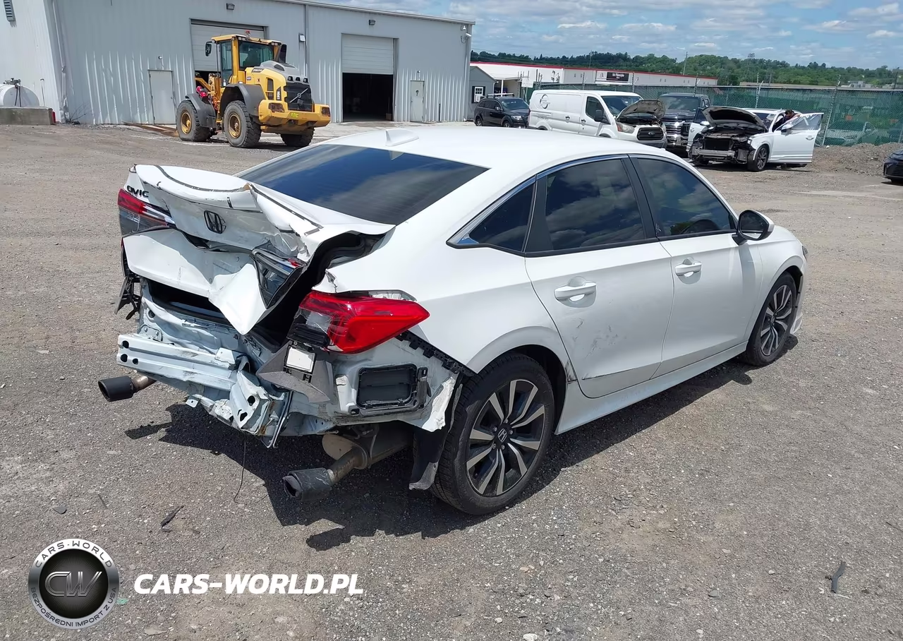 2022 Honda Civic Ex VIN:JHMFE1F79NX001313 - 4