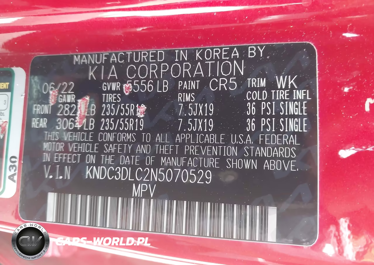 2022 Kia Ev6 Wind VIN:KNDC3DLC2N5070529 - 9