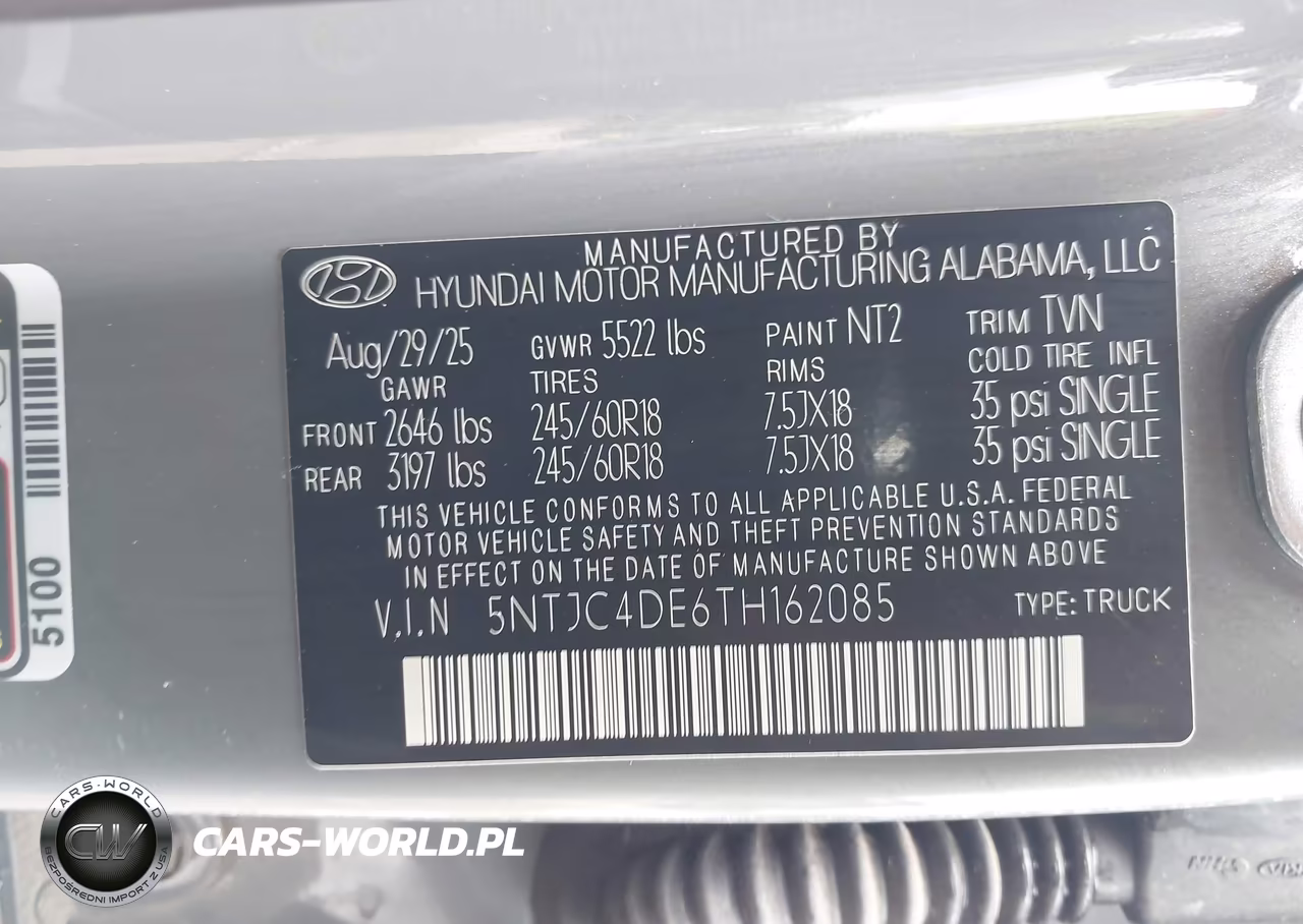 2026 Hyundai Santa Cruz Sel Activity VIN:5NTJC4DE6TH162085 - 9