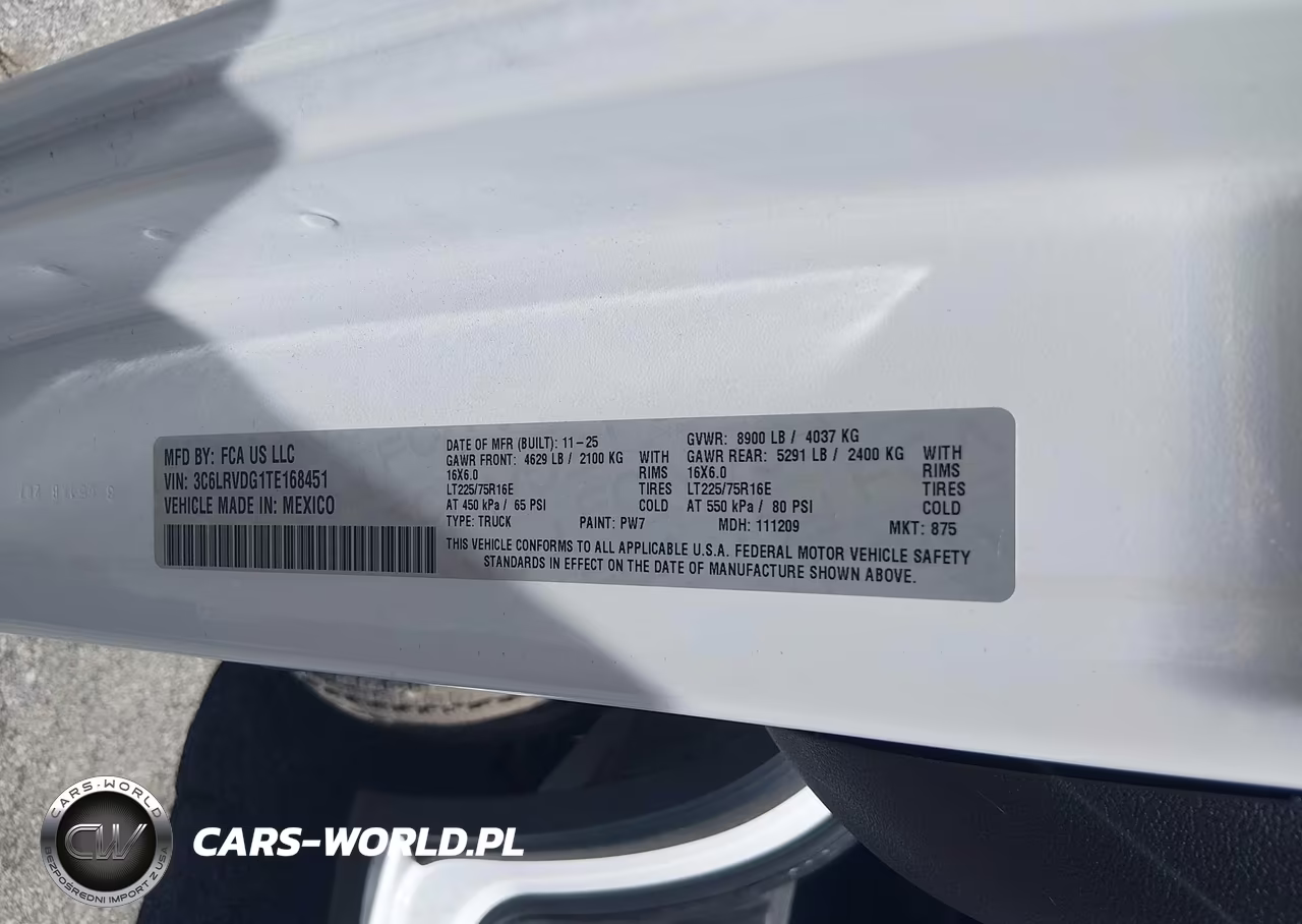 2026 Ram Promaster 2500 Tradesman High Roof 159 Wb W-Pass Seat VIN:3C6LRVDG1TE168451 - 9