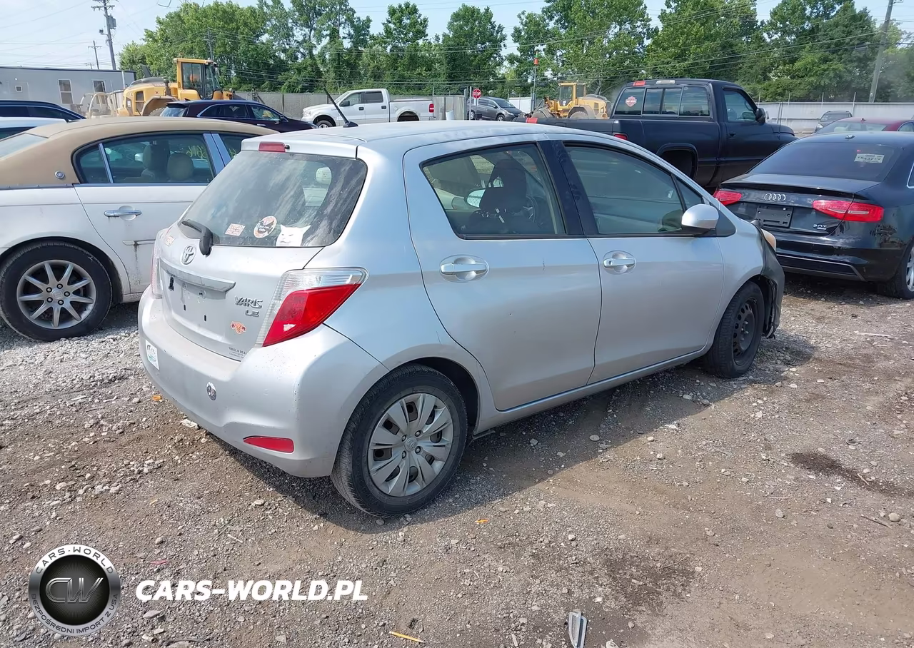 2013 Toyota Yaris Le VIN:JTDKTUD34DD567239 - 4