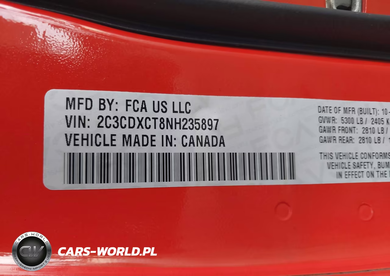 2022 Dodge Charger R-T VIN:2C3CDXCT8NH235897 - 9