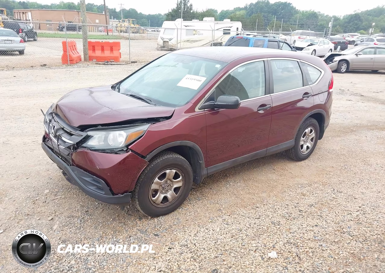 2012 Honda Cr-V Lx VIN:5J6RM4H30CL046605 - 2