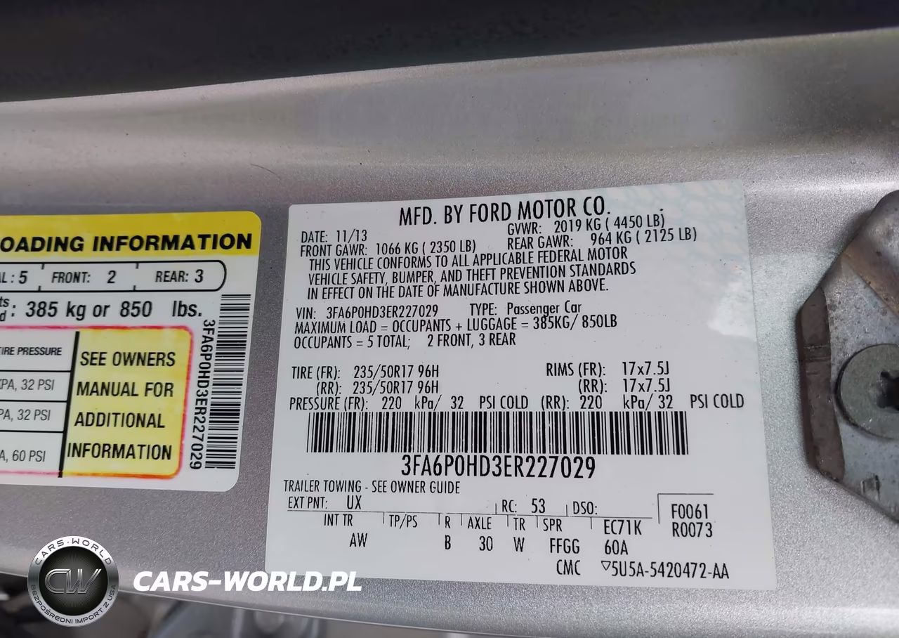 2014 Ford Fusion Se VIN:3FA6P0HD3ER227029 - 9