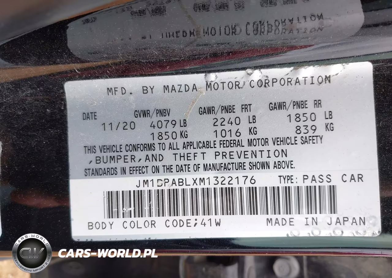 2021 Mazda Mazda3 Select VIN:JM1BPABLXM1322176 - 9