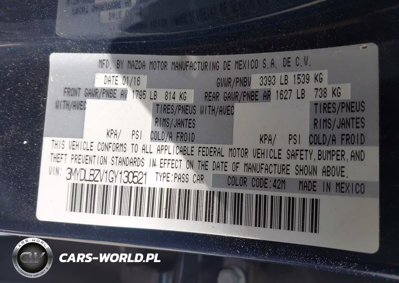 2016 Scion Ia VIN:3MYDLBZV1GY130521 - 9