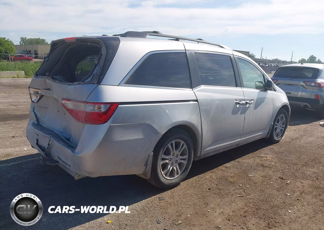 2011 Honda Odyssey Ex-L VIN:5FNRL5H61BB020413 - 4