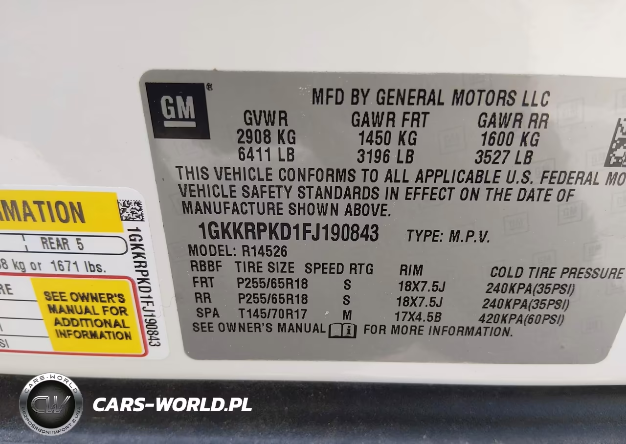 2015 GMC Acadia Sle-2 VIN:1GKKRPKD1FJ190843 - 9