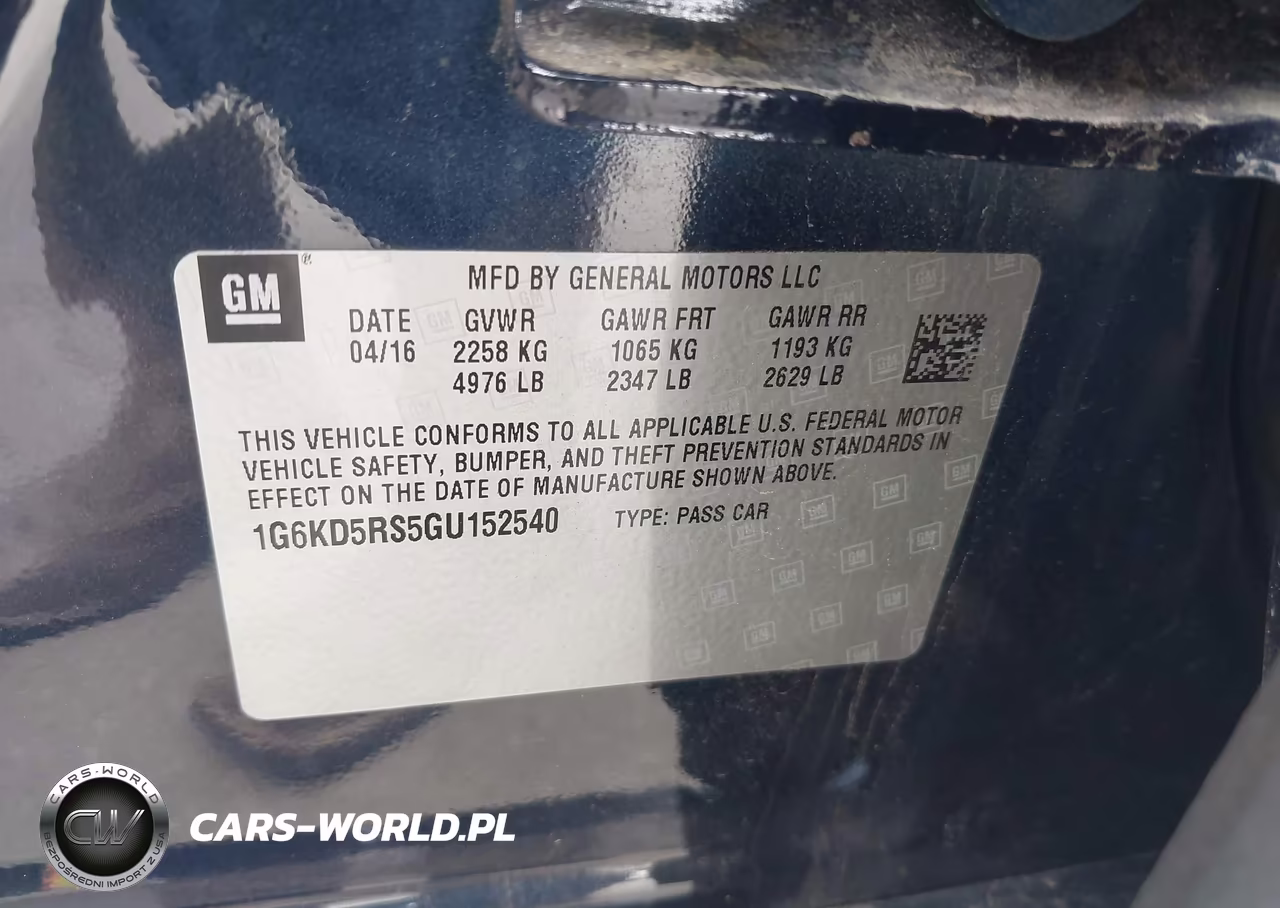 2016 Cadillac Ct6 Luxury VIN:1G6KD5RS5GU152540 - 9