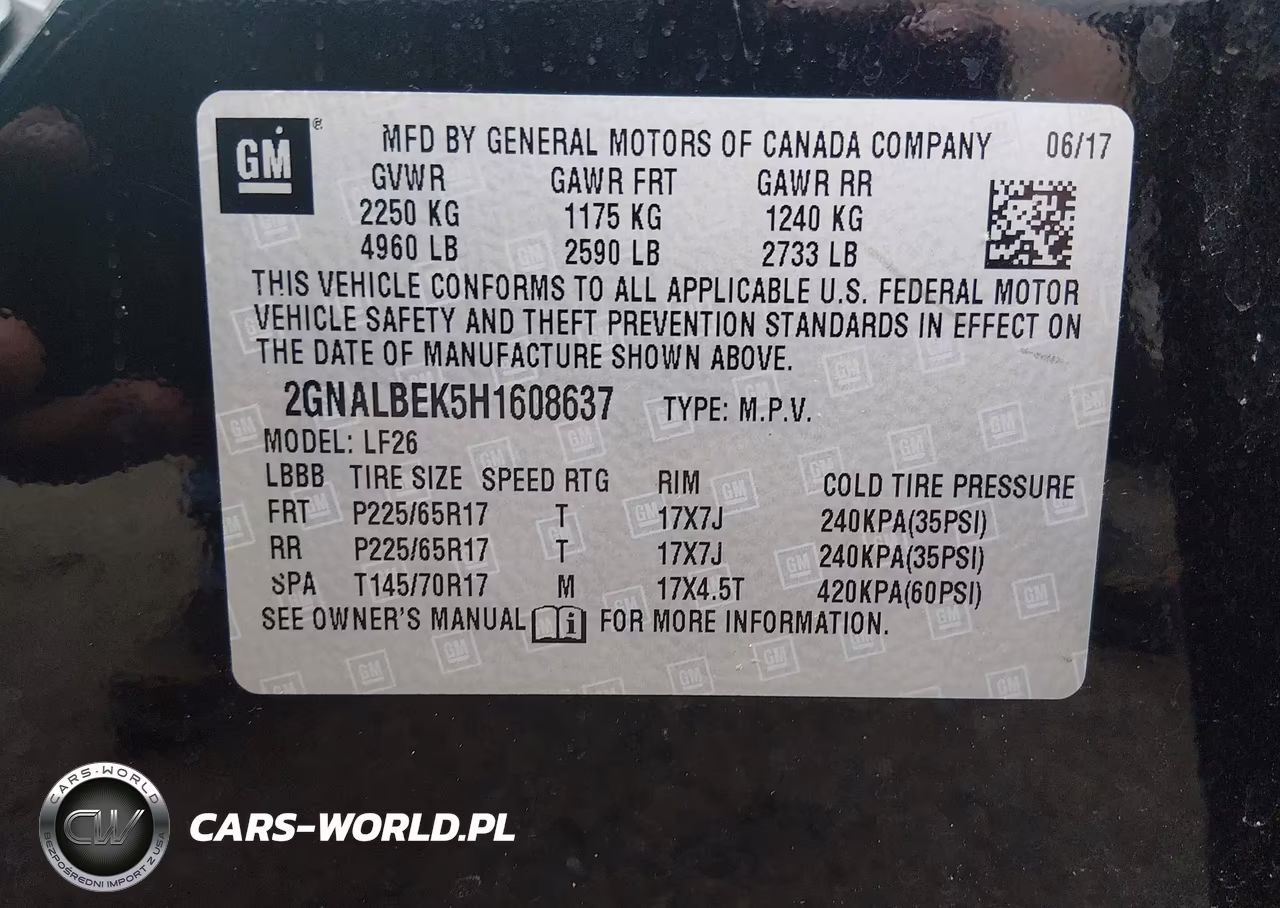 2017 Chevrolet Equinox Ls VIN:2GNALBEK5H1608637 - 9