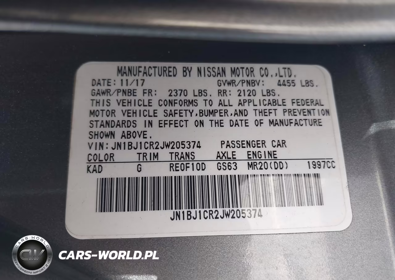 2018 Nissan Rogue Sport Sv VIN:JN1BJ1CR2JW205374 - 9