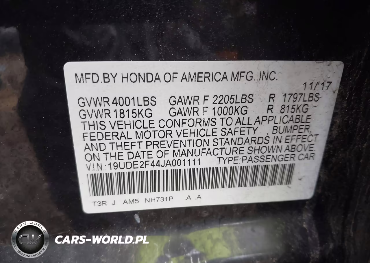 2018 Acura Ilx Special Edition VIN:19UDE2F44JA001111 - 9