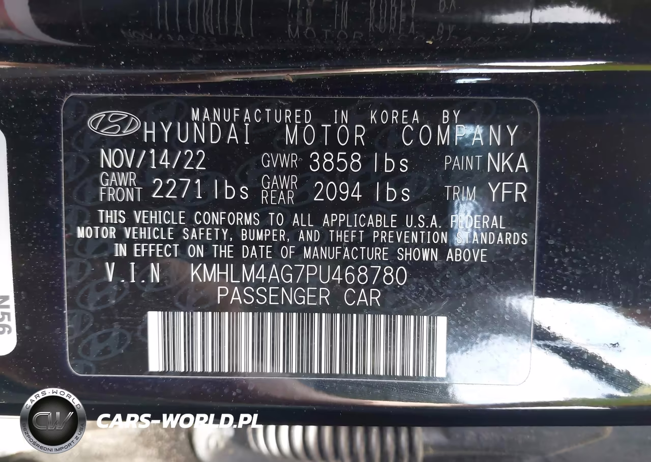 2023 Hyundai Elantra Sel VIN:KMHLM4AG7PU468780 - 9