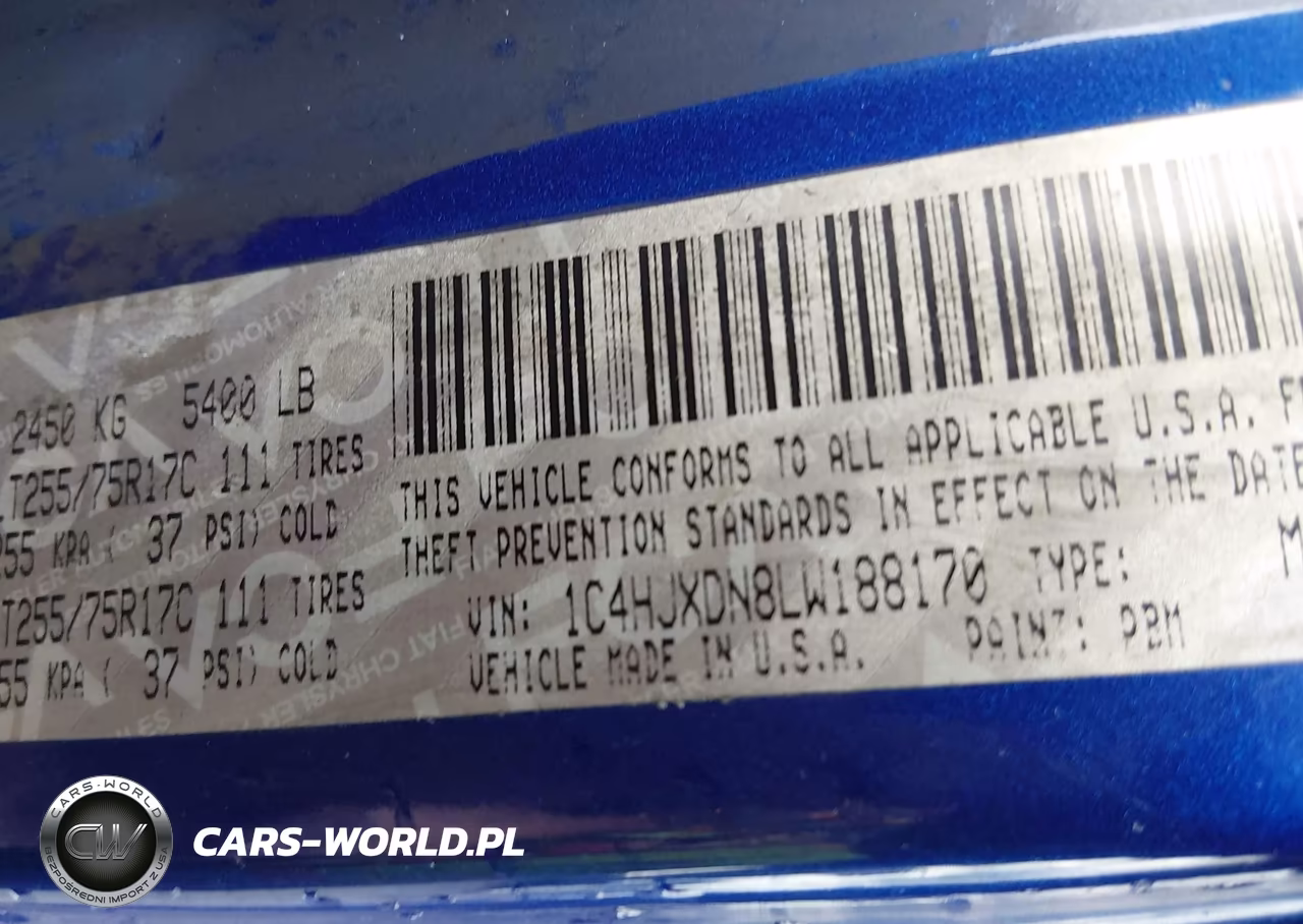 2020 Jeep Wrangler Unlimited Willys 4X4 VIN:1C4HJXDN8LW188170 - 9