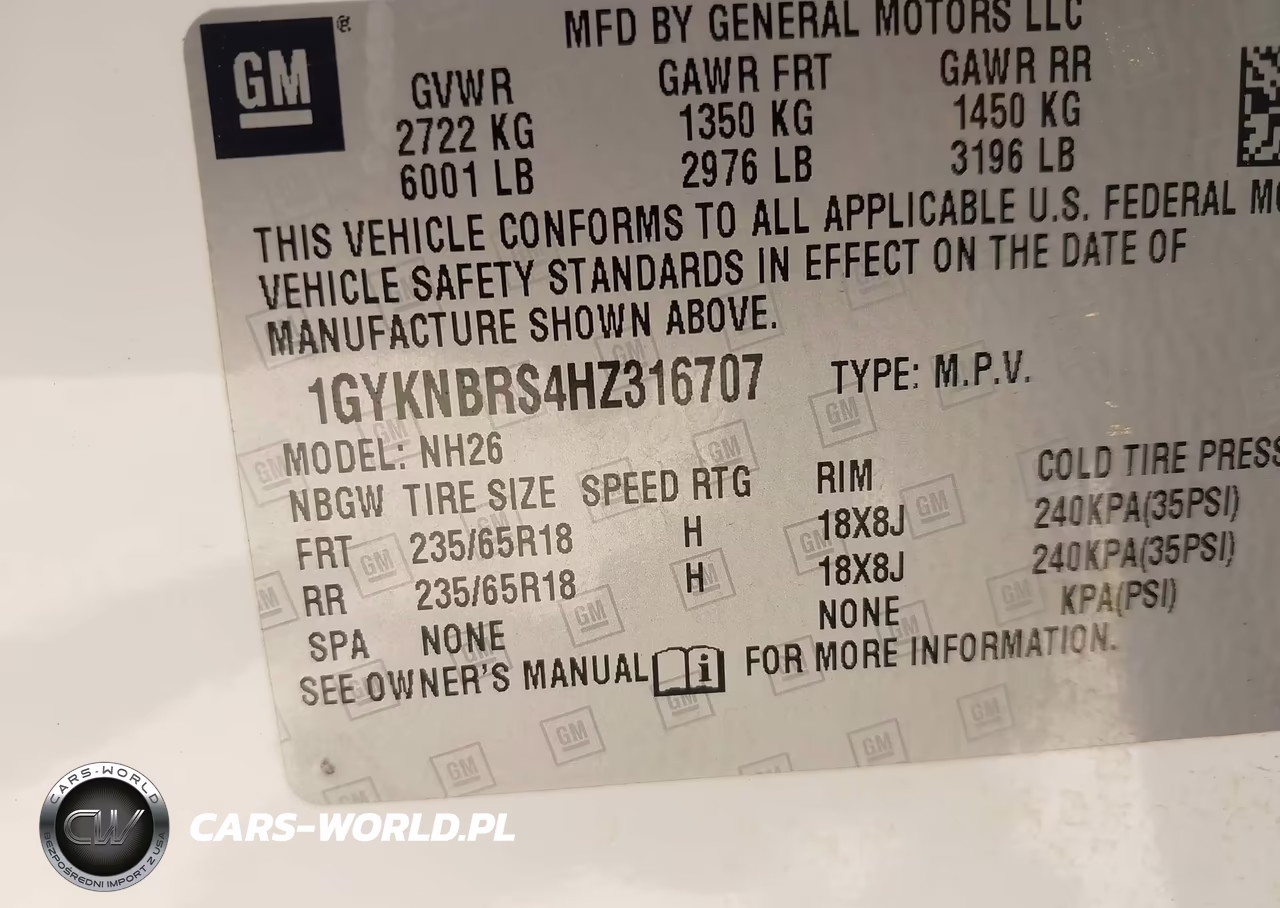 2017 Cadillac Xt5 Luxury VIN:1GYKNBRS4HZ316707 - 9