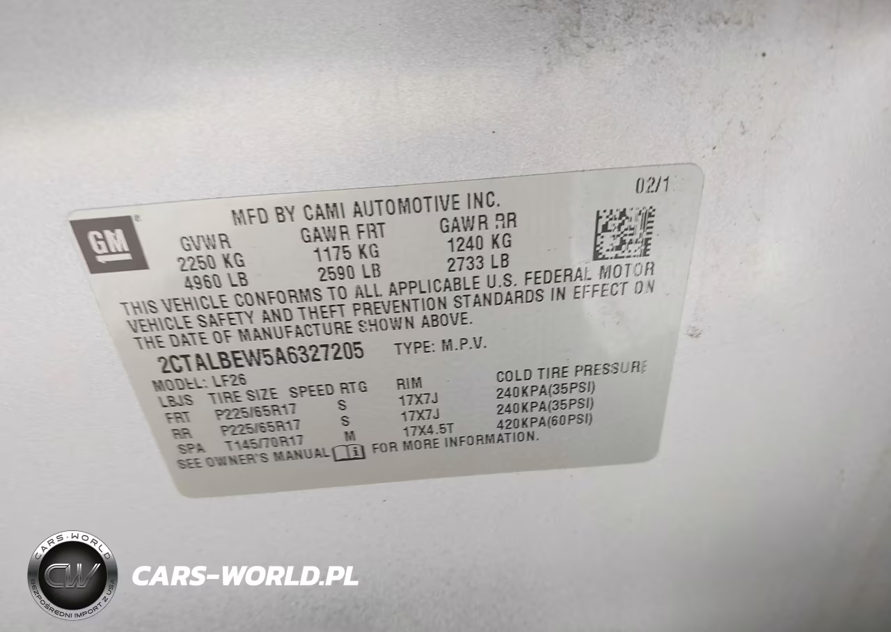 2010 GMC Terrain Sle-1 VIN:2CTALBEW5A6327205 - 9