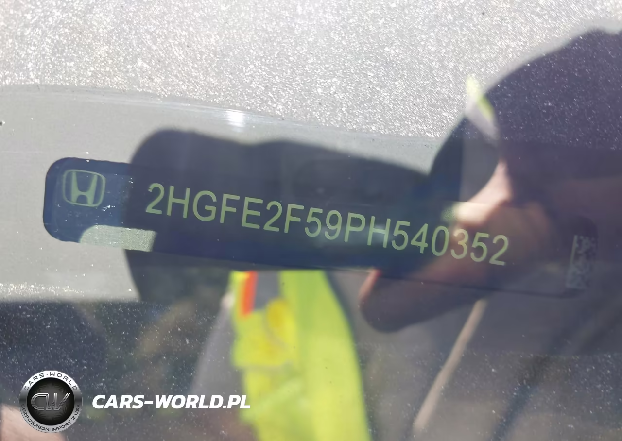 2023 Honda Civic Sport VIN:2HGFE2F59PH540352 - 17