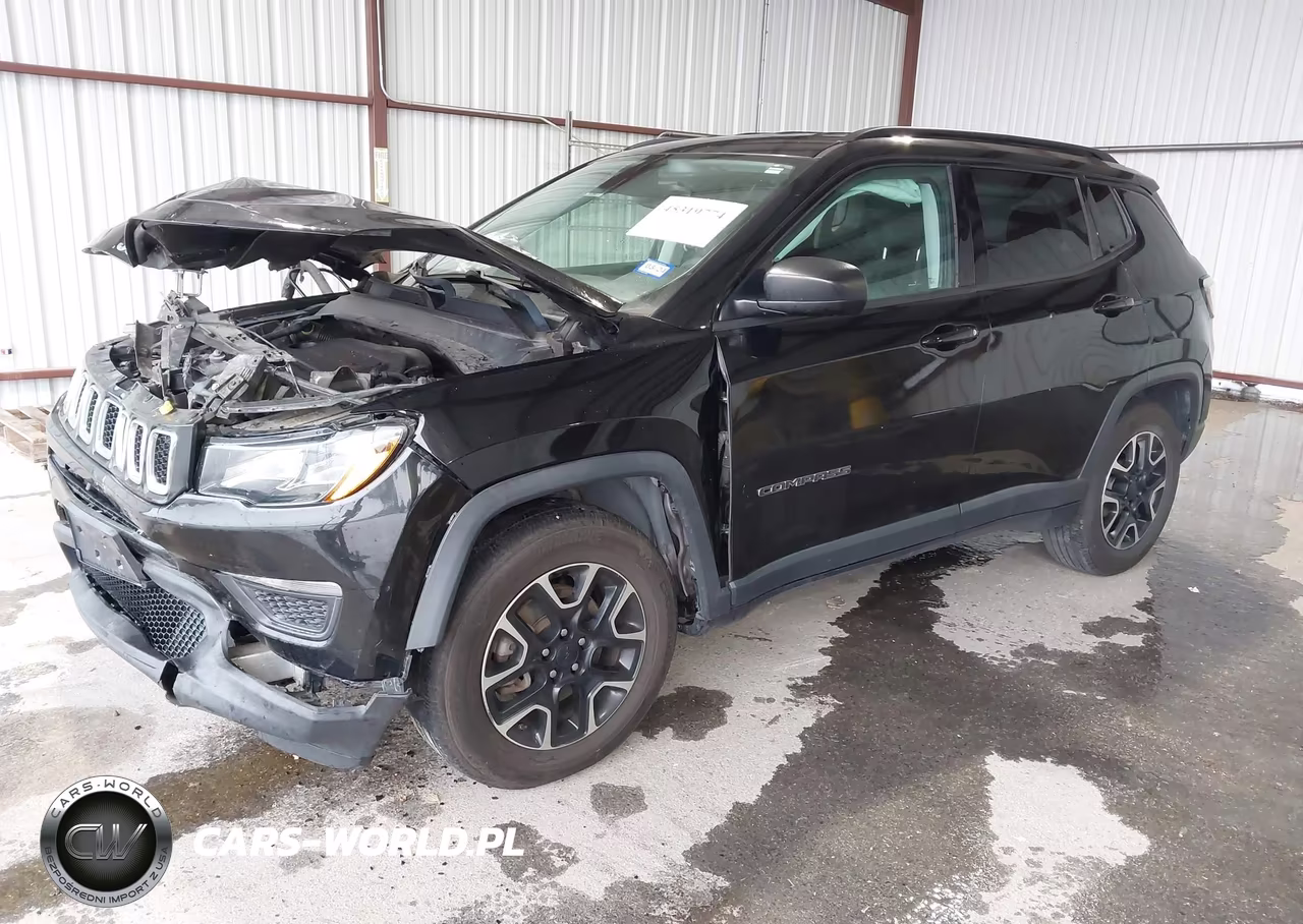 2018 Jeep Compass Sport Fwd VIN:3C4NJCAB9JT411339 - 2
